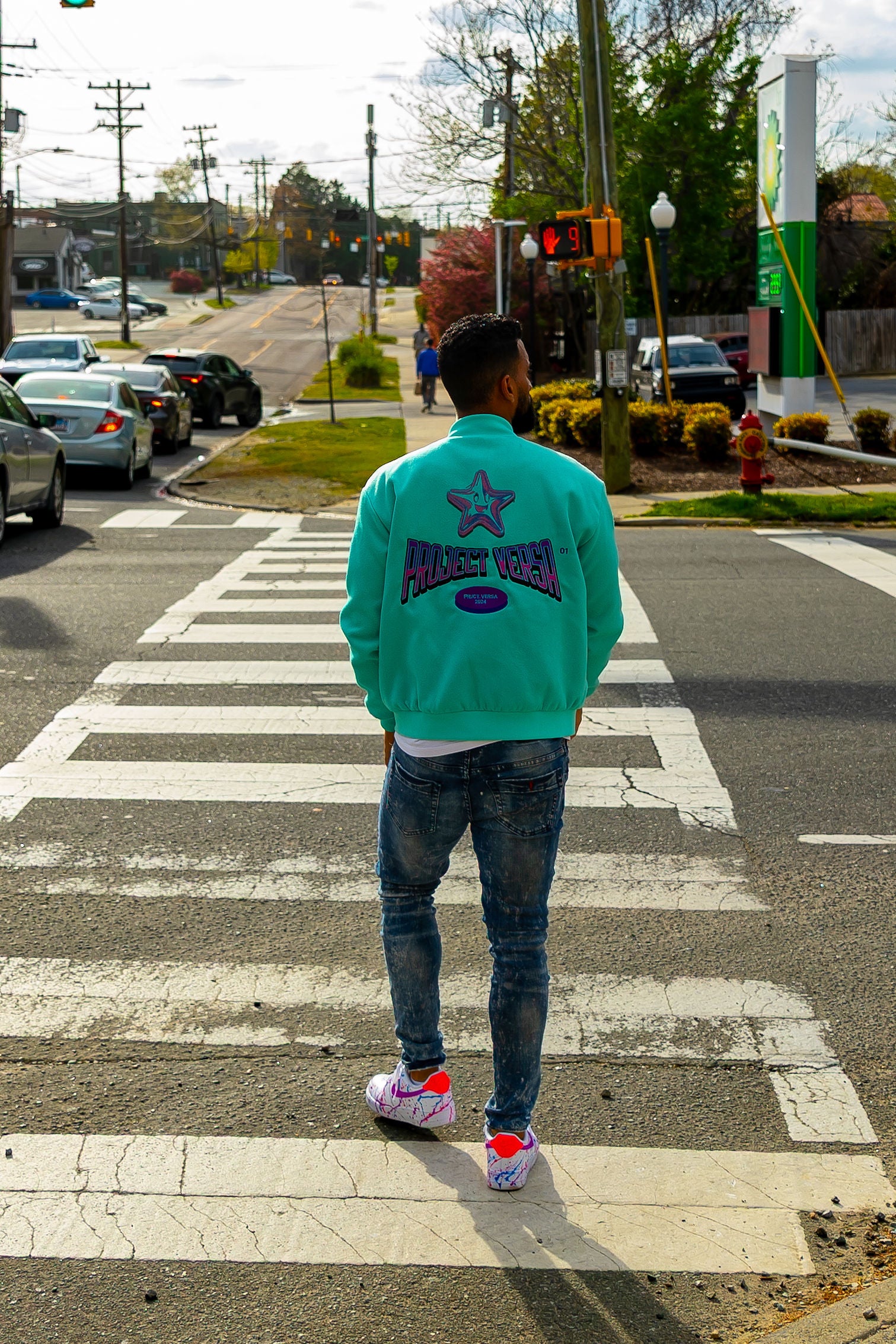 PV Bomber Jacket Retro Teal