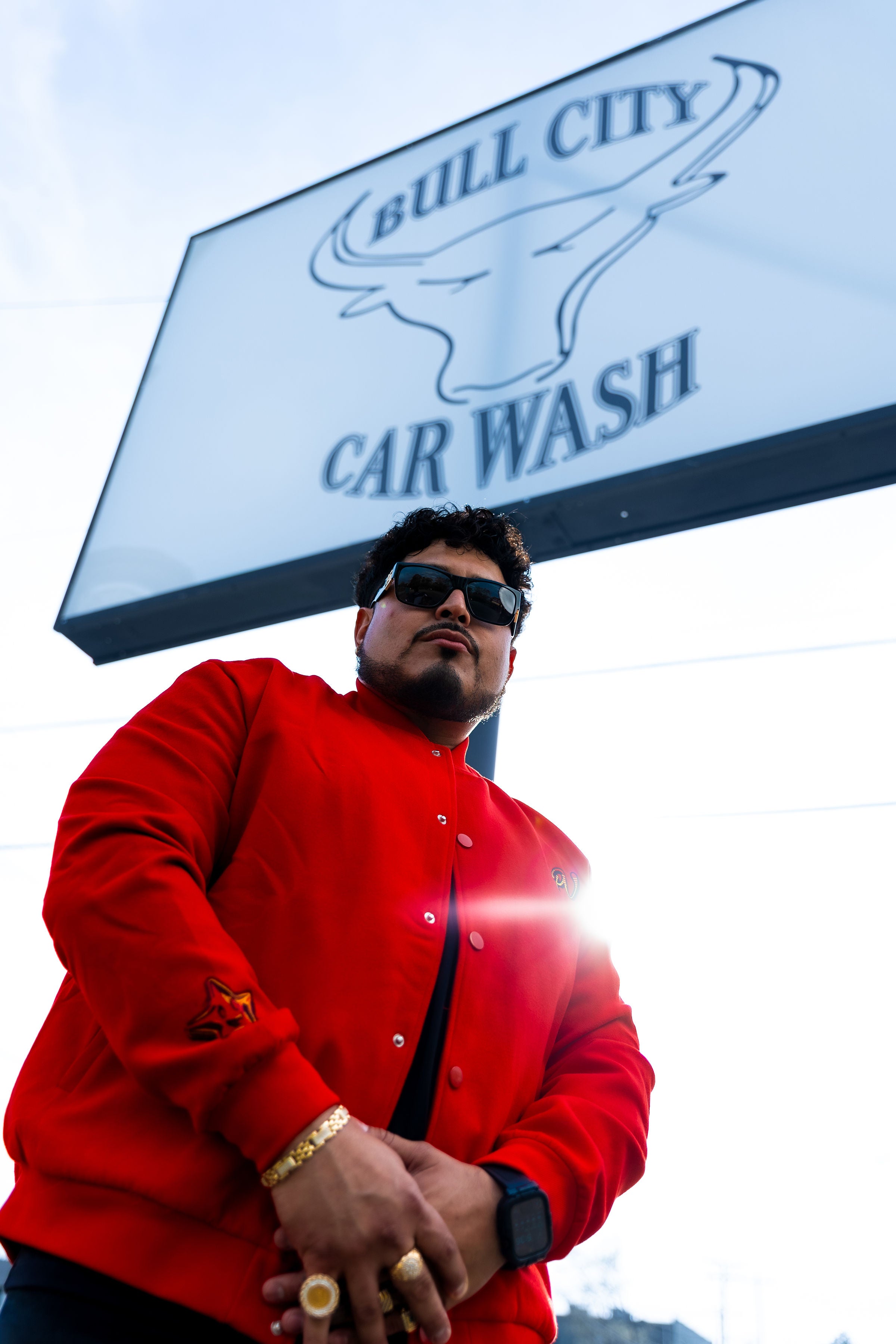 PV Bomber Jacket Retro Red