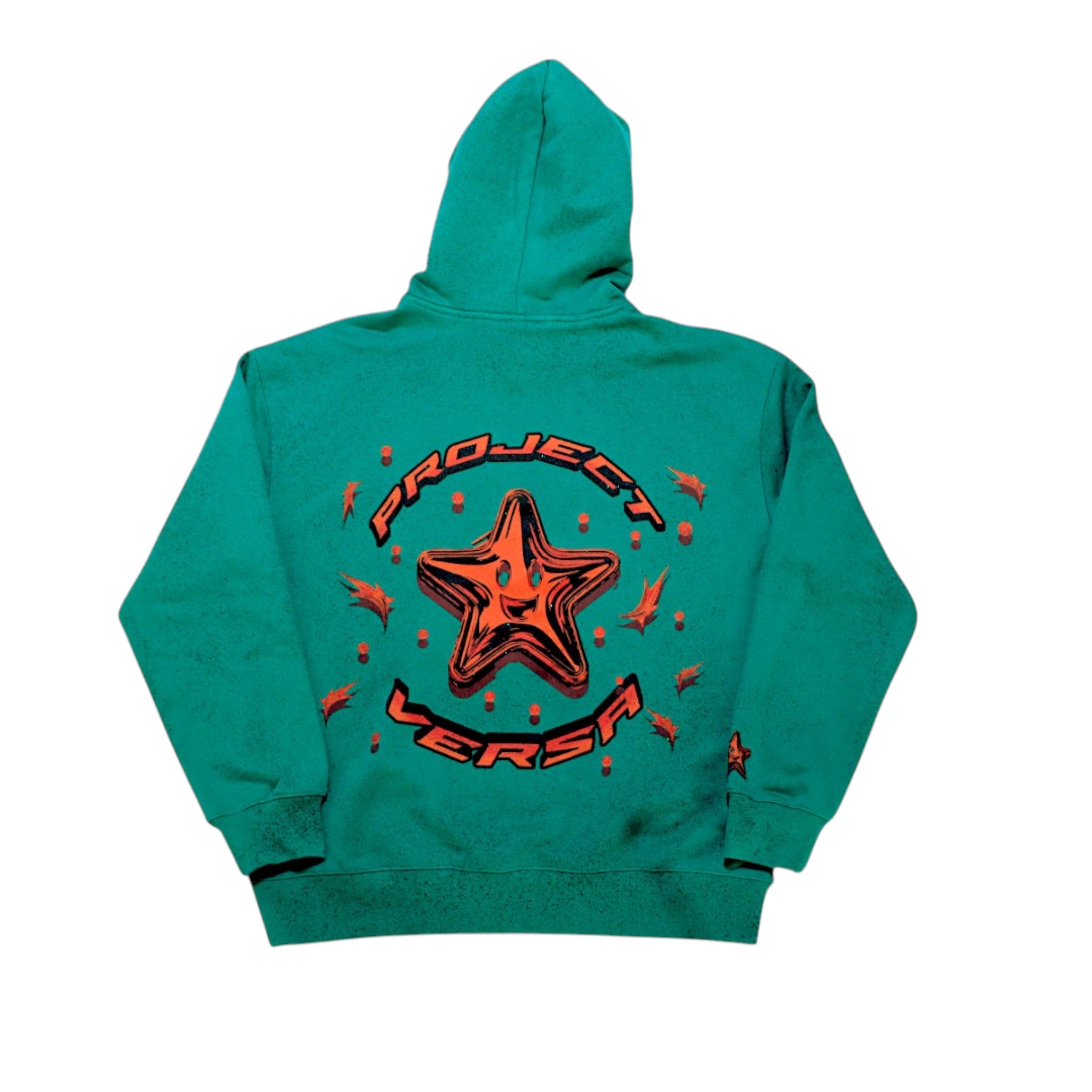 PV Electric Jade Heavyweight Splatter Hoodie
