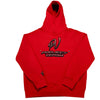 PV Crimson Red Heavyweight Splatter Hoodie