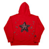 PV Crimson Red Heavyweight Splatter Hoodie